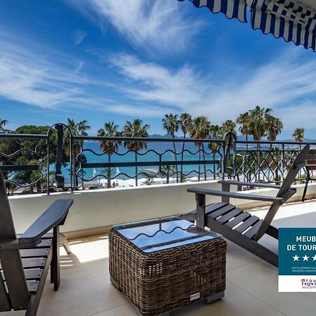 NEW Cannes Croisette Superbe 3P front de mer Extérieur photo