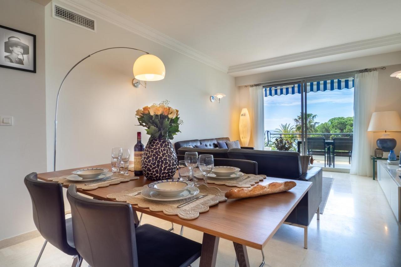 NEW Cannes Croisette Superbe 3P front de mer Extérieur photo