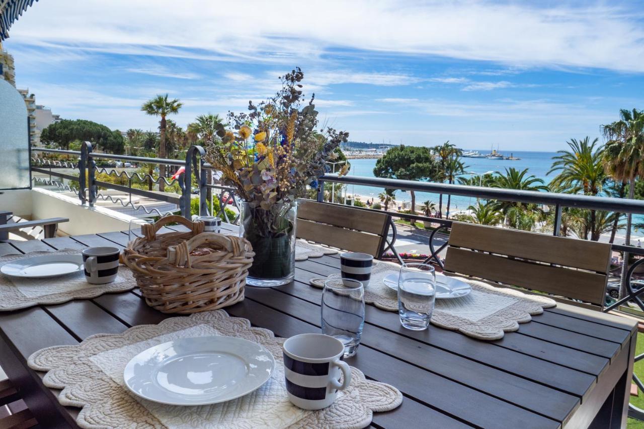 NEW Cannes Croisette Superbe 3P front de mer Extérieur photo
