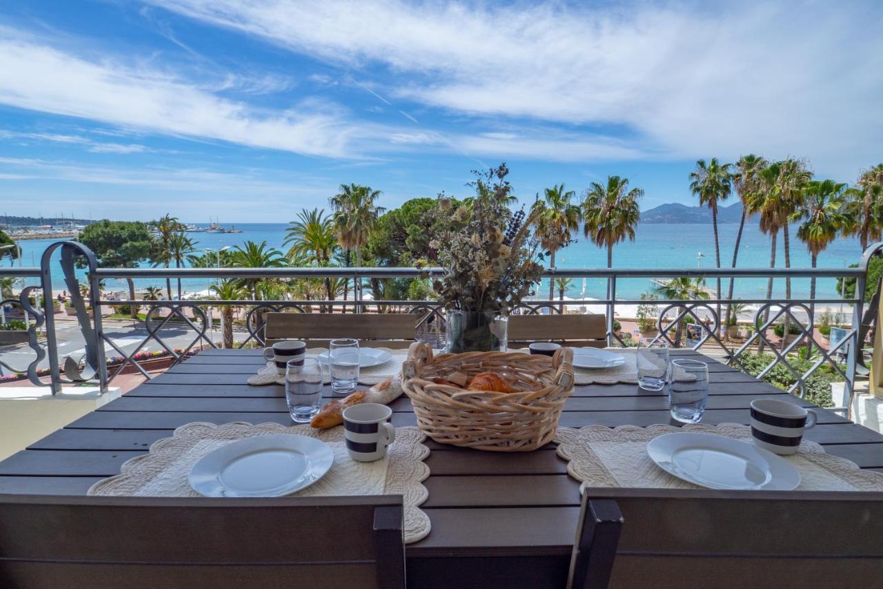 NEW Cannes Croisette Superbe 3P front de mer Extérieur photo
